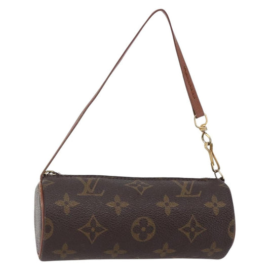 Louis Vuitton Papillon Pochette Monogram Canvas, BROWN, CANVAS, Handbag