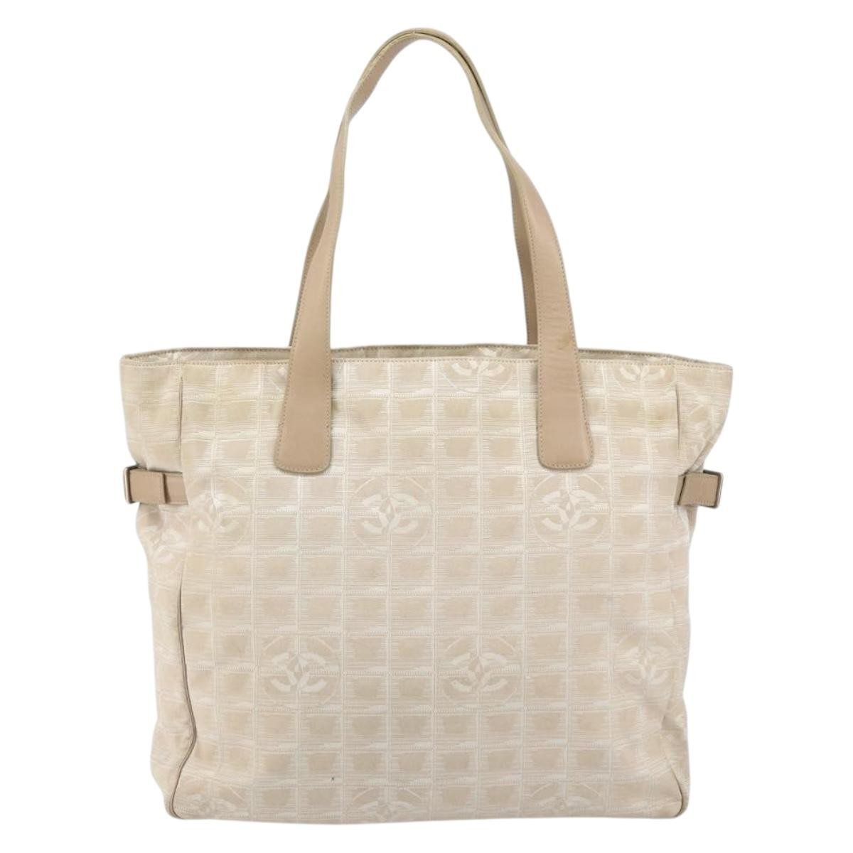 Chanel Travel Line Tote Nylon, Pink, Nylon, Tote Bag