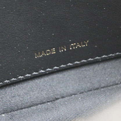 Fendi Camera Bag Zucca Embossed Leather, Black, Leather, Handbag