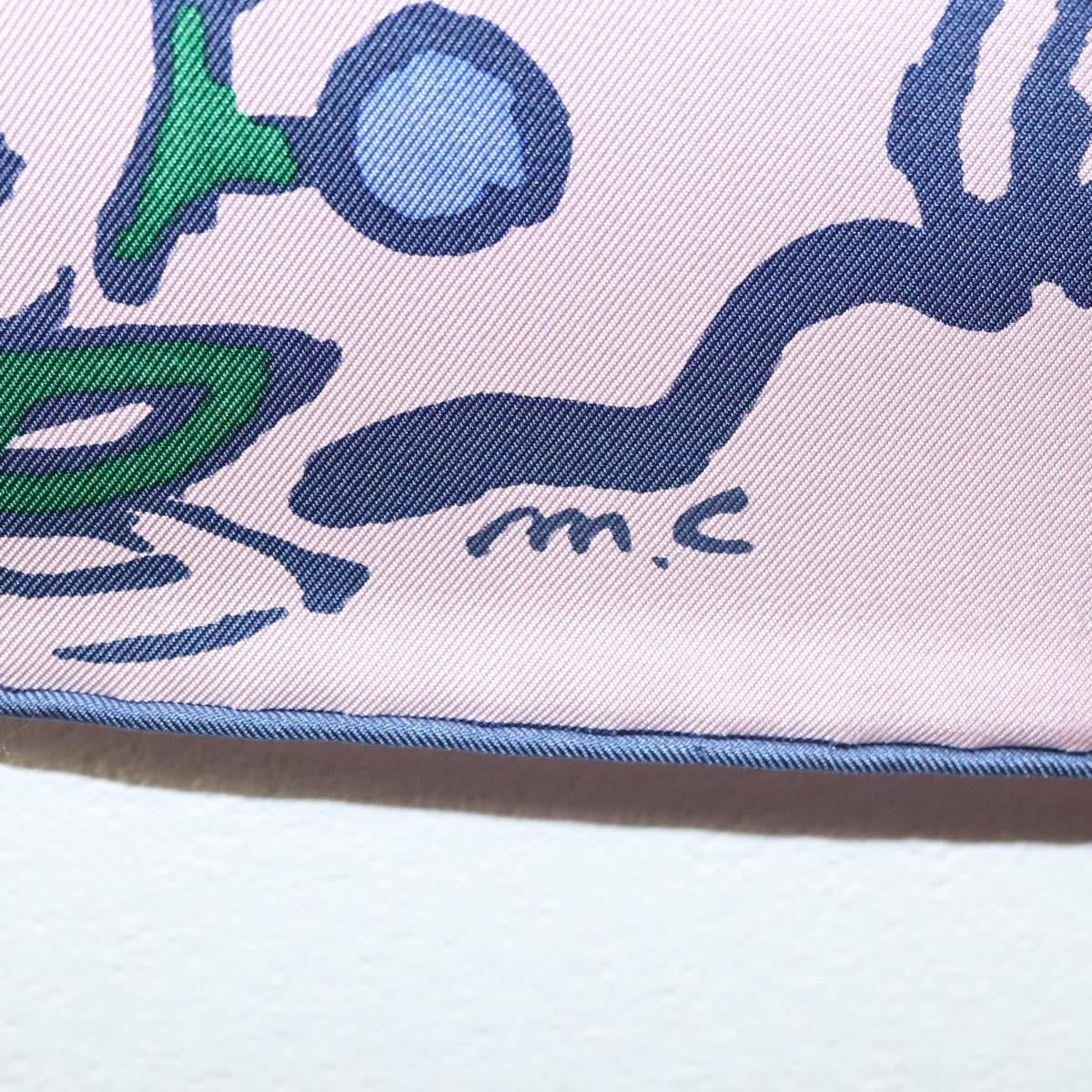 Hermes Carré 90 Silk multicolor, PINK, SILK, Scarve & shawl