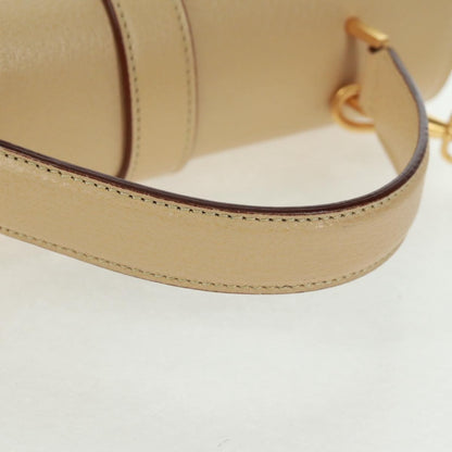 Celine 16 Top Handle Bag Grained Calfskin, BEIGE, LEATHER, Handbag