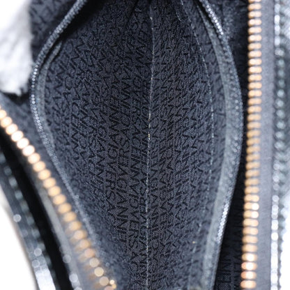 Versace Vintage Shoulder Bag Leather, BLACK, LEATHER, Tote bag
