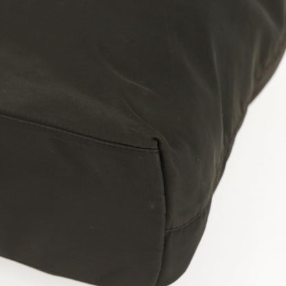 Prada Zip Tote Tessuto, KHAKI, NYLON, Tote bag