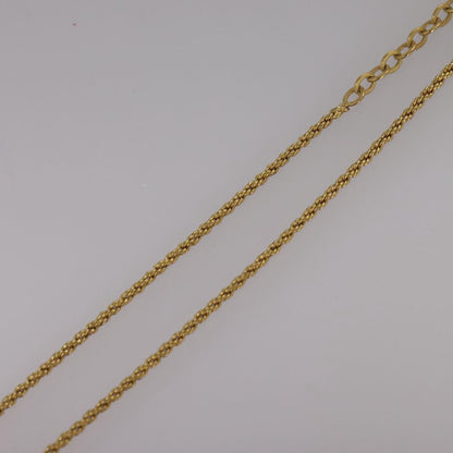Christian Dior CD Pendant Necklace Metal and Crystals, GOLD, METAL, Necklace