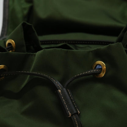 Prada Double Front Pocket Backpack Tessuto, KHAKI, NYLON, Backpack