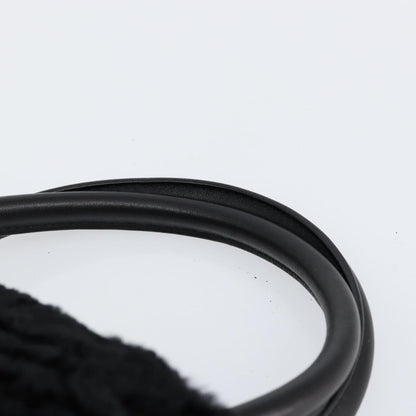 Salvatore Ferragamo Vala Handbag Suede, BLACK, SUEDE, Handbag