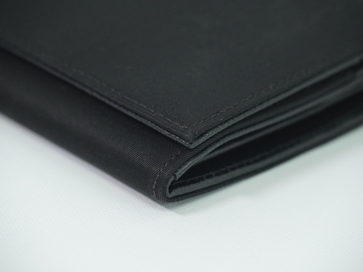 Prada Continental Wallet Tessuto, Black, Nylon, Wallet