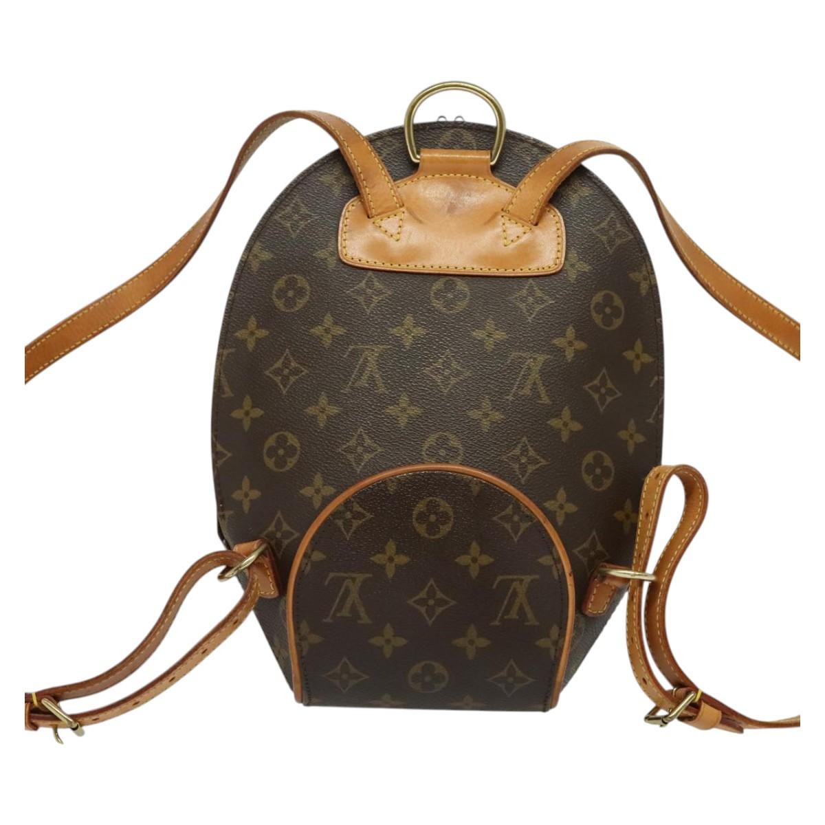Louis Vuitton Ellipse Backpack Monogram Canvas, BROWN, CANVAS, Backpack
