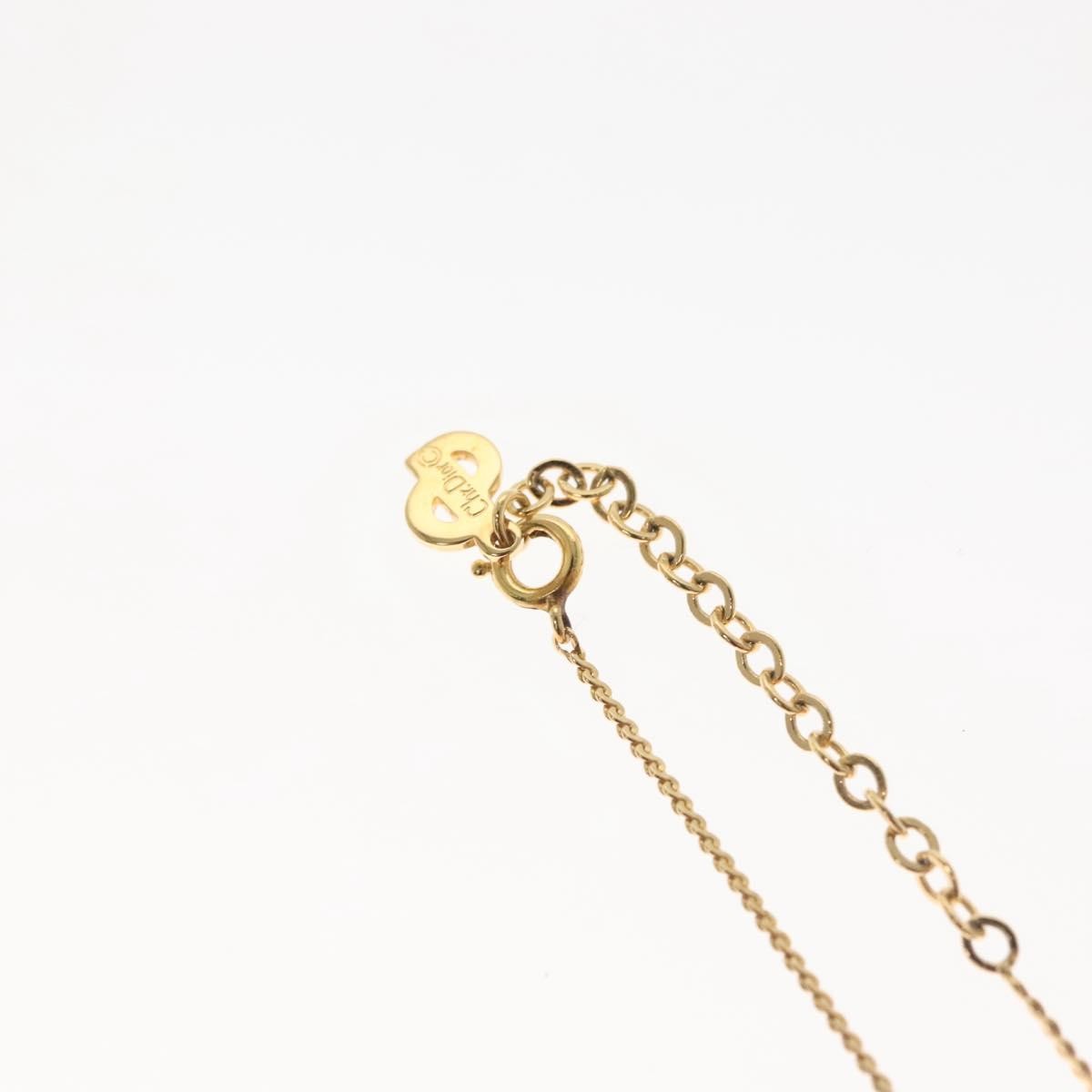 Christian Dior CD Pendant Necklace Gold-plated, GOLD, METAL, Necklace