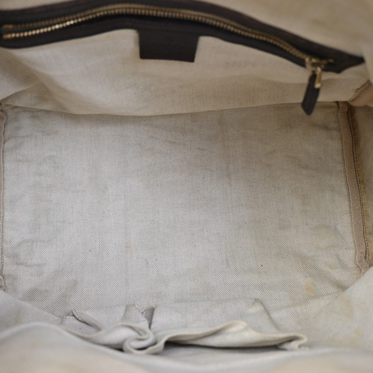 Gucci Vintage Web Boston Bag GG Canvas, BROWN, CANVAS, Handbag