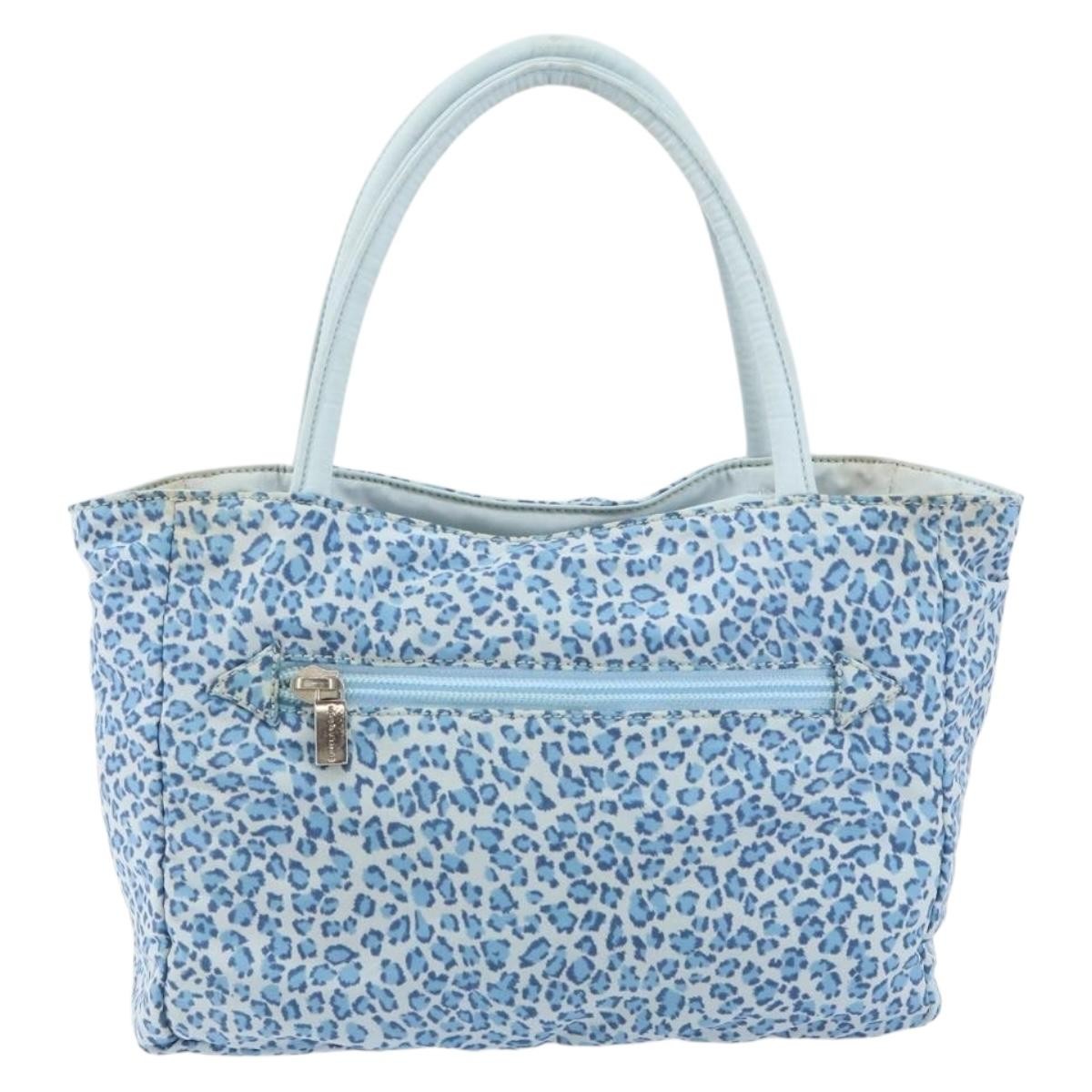 Bottega Veneta Vintage Tote Bag Nylon, BLUE, NYLON, Tote bag