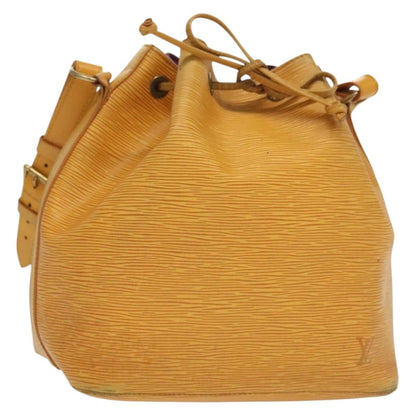 Louis Vuitton Petit Noe Handbag Epi Leather, YELLOW, LEATHER, Handbag