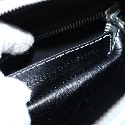 Balenciaga Bazar Convertible Tote Striped Leather, BLUE, LEATHER, Tote bag