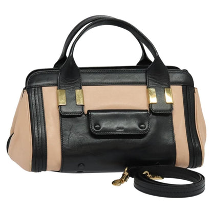Chloe Alice Satchel Leather, PINK, LEATHER, Handbag