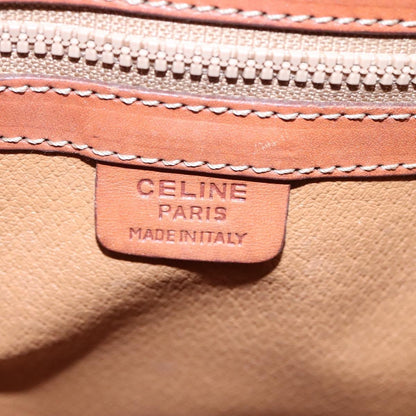 Celine Macadam Handbag Macadam with leather, BROWN, PVC, Handbag