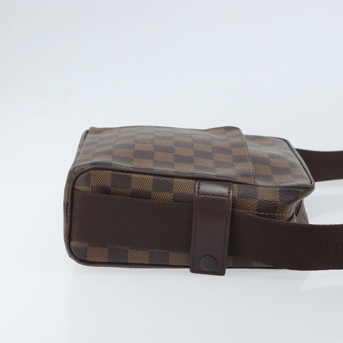 Louis Vuitton Olav Handbag Damier, BROWN, CANVAS, Shoulder bag