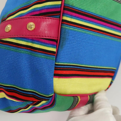 Versace Vintage Shoulder Bag Canvas, MULTICOLOUR, CANVAS, Shoulder bag
