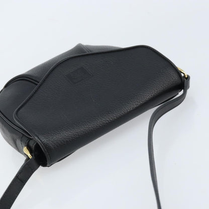 Burberry Flap Shoulder Bag Leather, BLACK, LEATHER, Shoulder bag