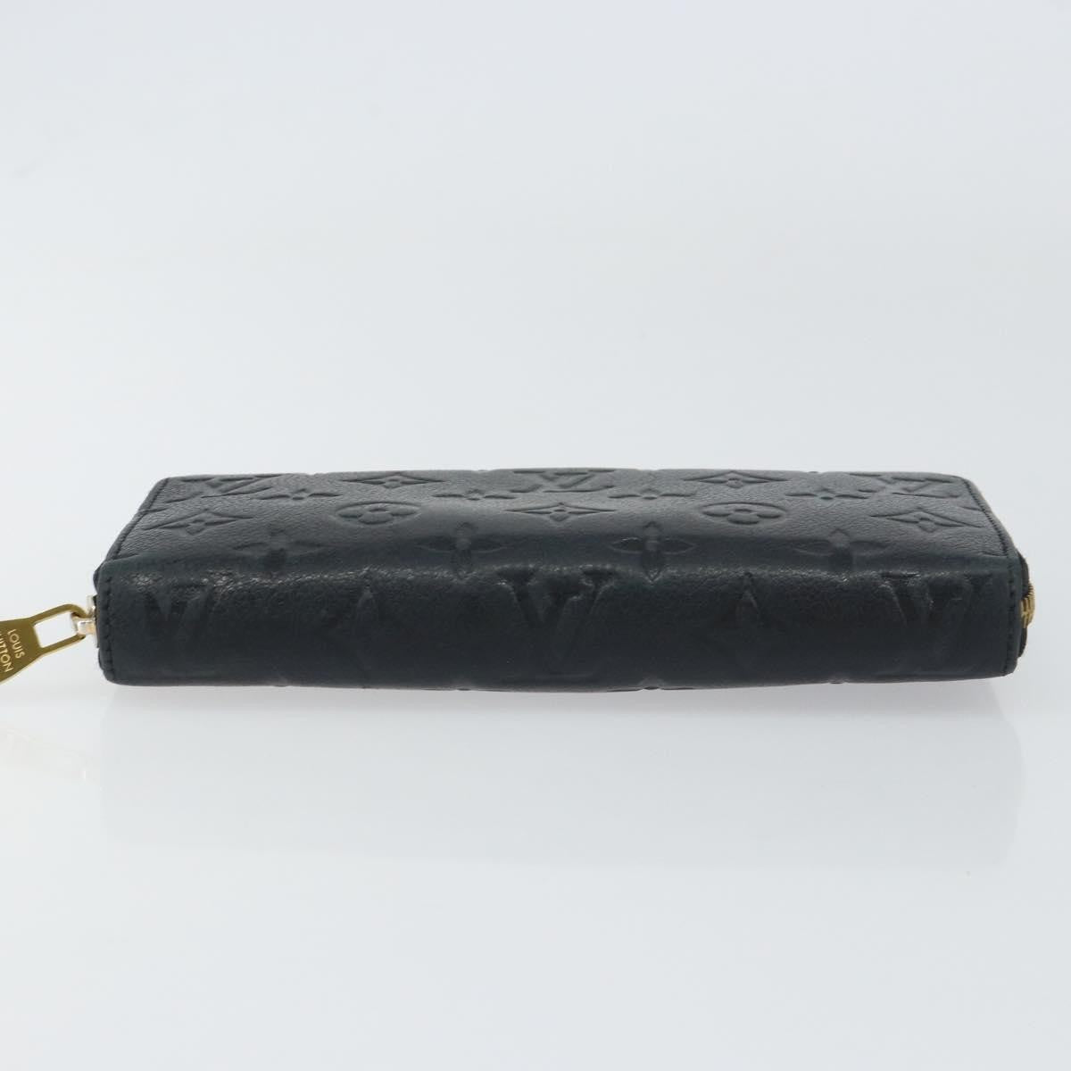 Louis Vuitton Zippy Wallet NM Leather Empreinte, BLACK, LEATHER, Wallets