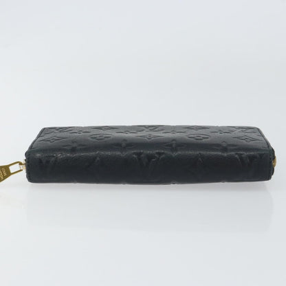 Louis Vuitton Zippy Wallet NM Leather Empreinte, BLACK, LEATHER, Wallets