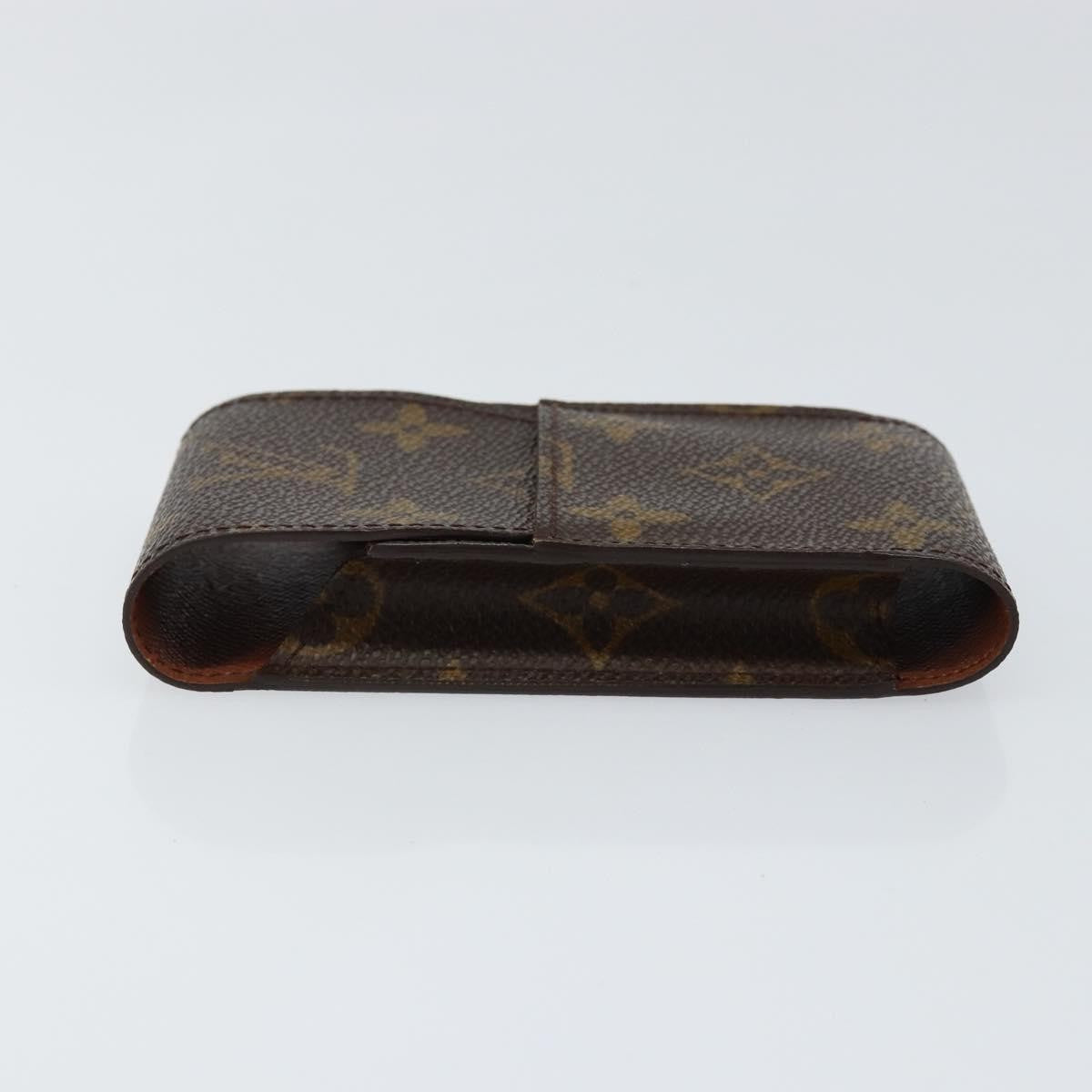 Louis Vuitton Etui Cigarette Case Monogram canvas, BROWN, CANVAS, Toiletry Case