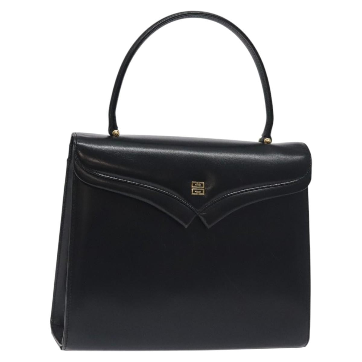 Givenchy Vintage 4G handbag Leather, BLACK, LEATHER, Handbag