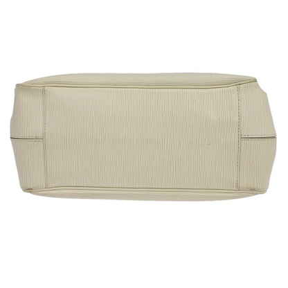 Louis Vuitton Passy Tote Epi Leather, White, Leather, Handbag