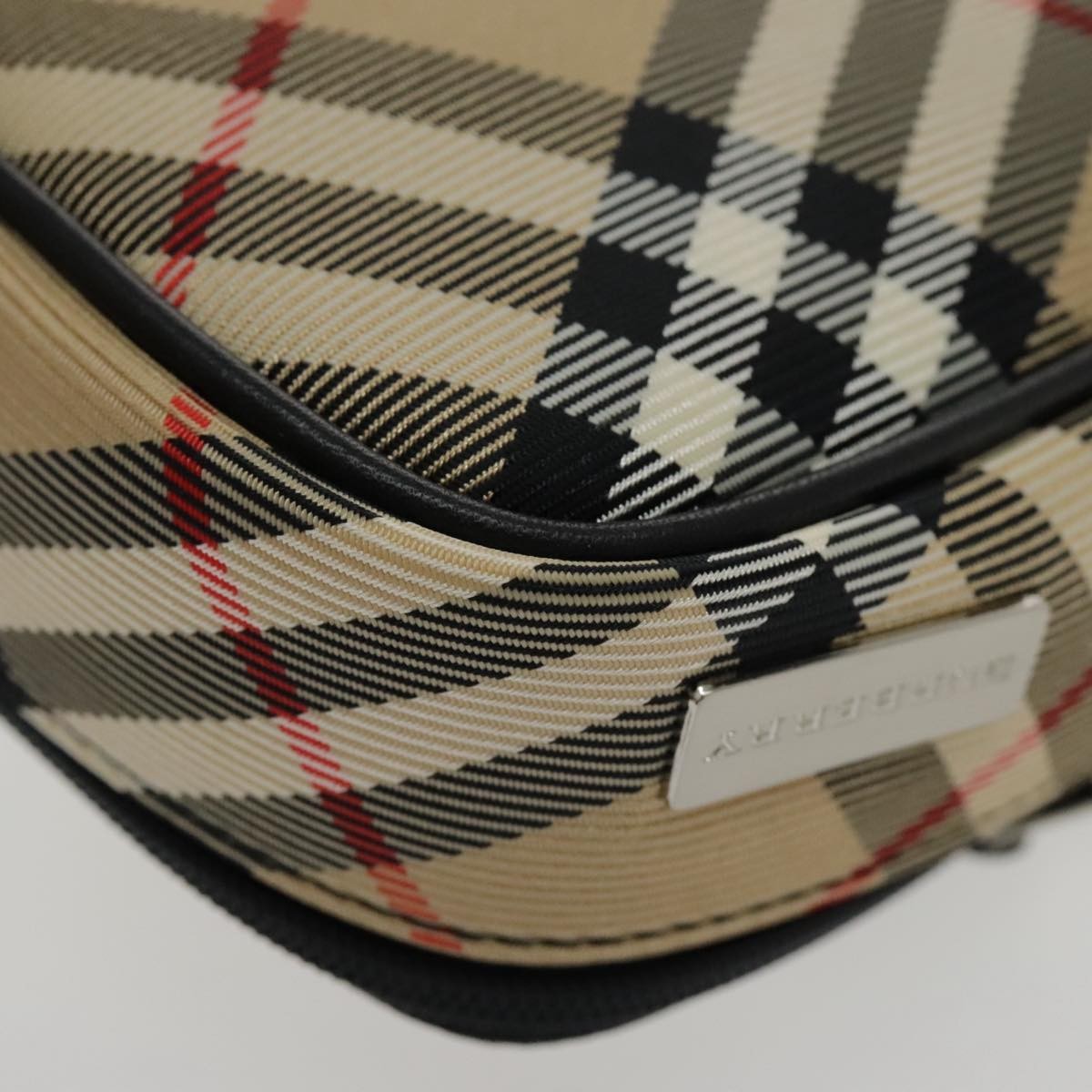 Burberry Nova check Pochette Nylon, BEIGE, NYLON, Clutche & pouche