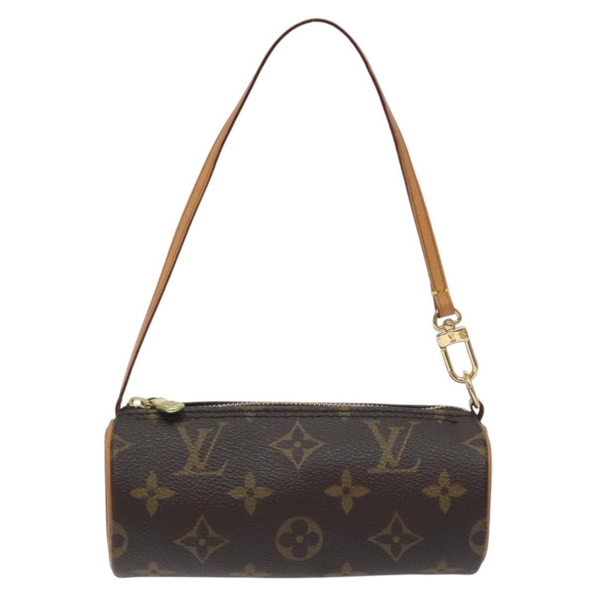 Louis Vuitton Papillon Pochette Monogram Canvas, BROWN, CANVAS, Handbag