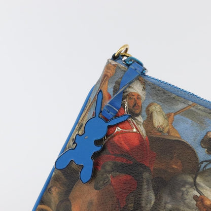 Louis Vuitton Pochette Clutch Limited Edition Jeff Koons Monet Print Canvas, Multicolour, Canvas, Clutch