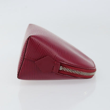 Louis Vuitton Cosmetic Pouch Epi Leather, PINK, LEATHER, Clutche & pouche