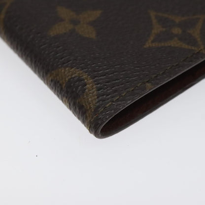 Louis Vuitton Porte Cartes Pression Card Case Monogram Canvas, BROWN, CANVAS, Card Holders