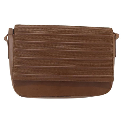 Loewe Flap Messenger Bag Leather, BROWN, LEATHER, Shoulder bag