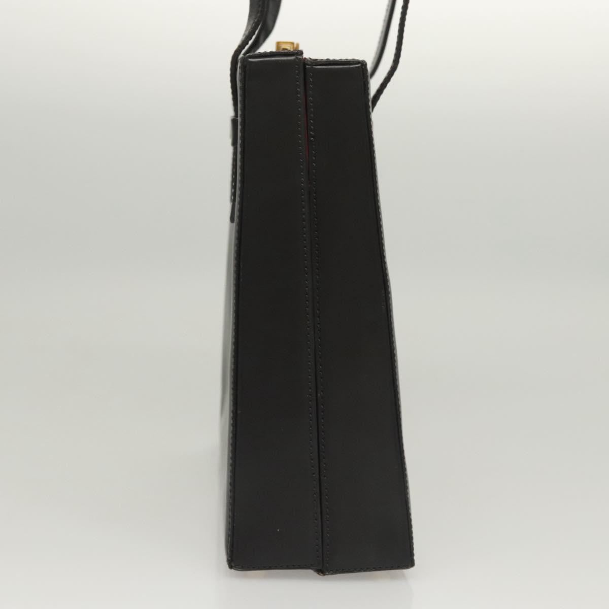 Celine Shoulder Bag Leather, BLACK, LEATHER, Shoulder bag