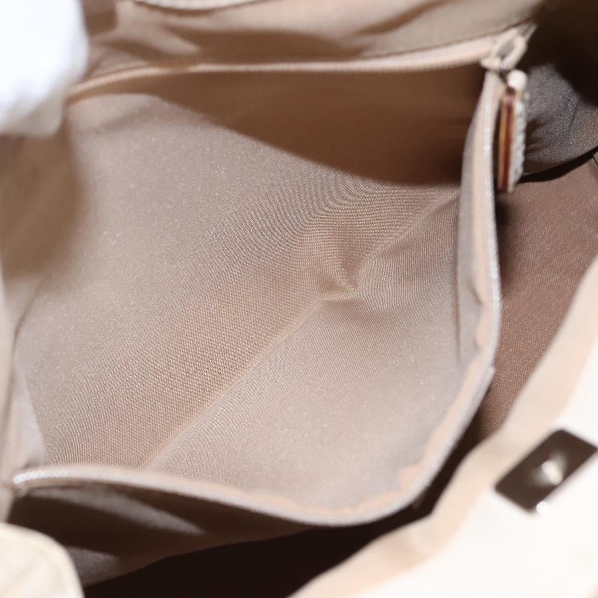 Gucci Double Pocket Tote GG Canvas, BEIGE, CANVAS, Shoulder bag