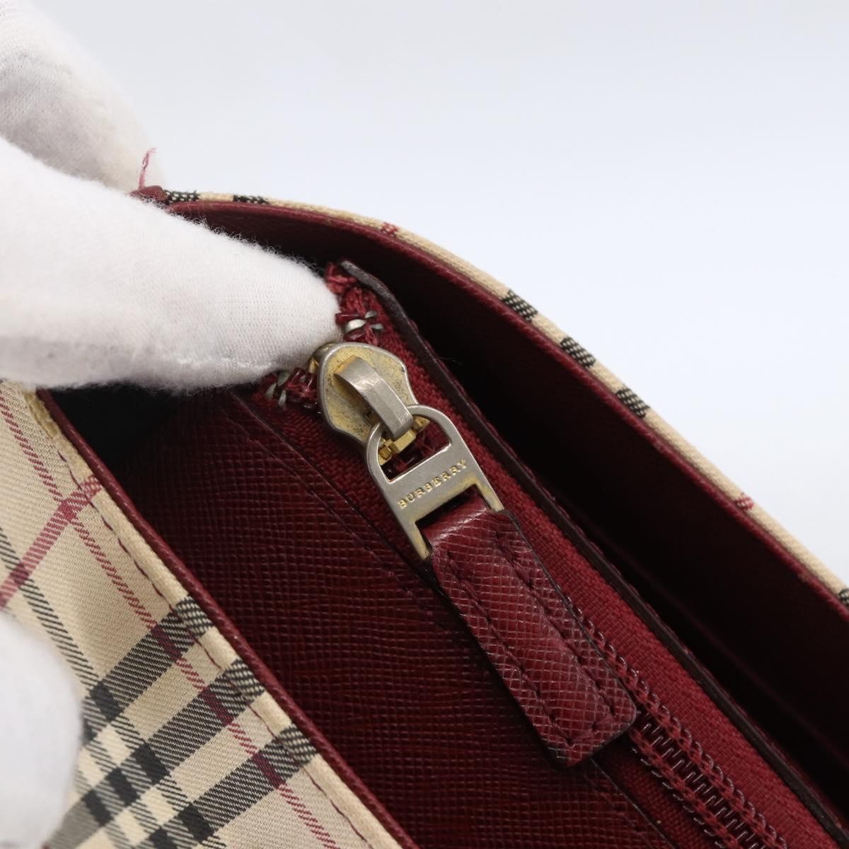 Burberry Nova Check Tote Canvas and Leather, BEIGE, CANVAS, Tote bag