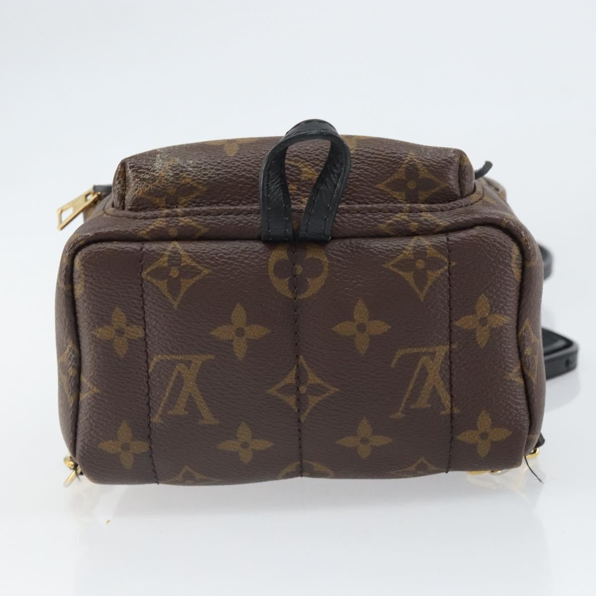 Louis Vuitton Palm Springs Backpack Monogram Canvas, BROWN, CANVAS, Backpack