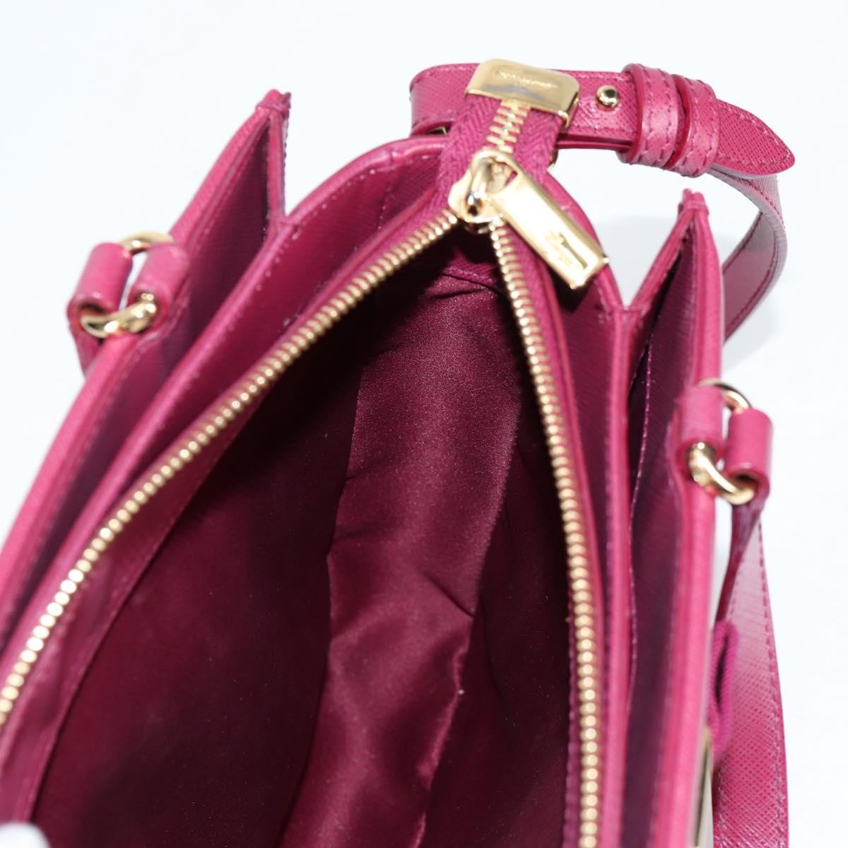 Salvatore Ferragamo Vala Handbag Leather, PURPLE, LEATHER, Handbag