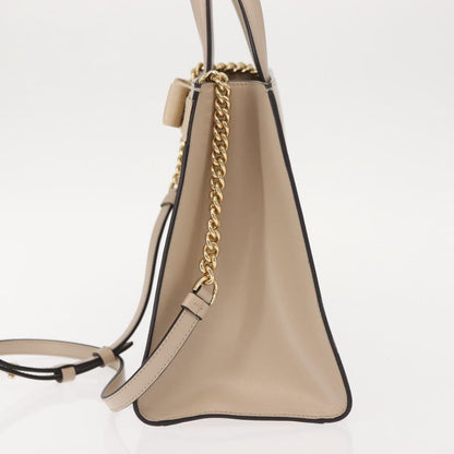 Salvatore Ferragamo Vara Bow Top Handle Convertible Tote Leather, BEIGE, LEATHER, Tote bag