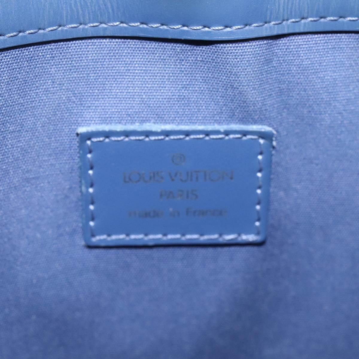 Louis Vuitton Mandara Handbag Epi Leather, BLUE, LEATHER, Shoulder bag