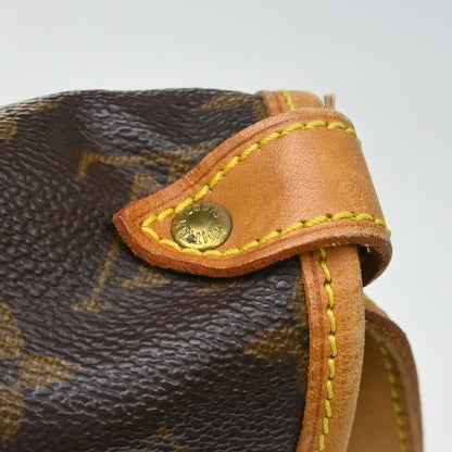 Louis Vuitton Saumur Handbag Monogram Canvas, Brown, Canvas, Shoulder Bag