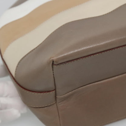 Celine Shoulder Bag Leather, BROWN, LEATHER, Shoulder bag