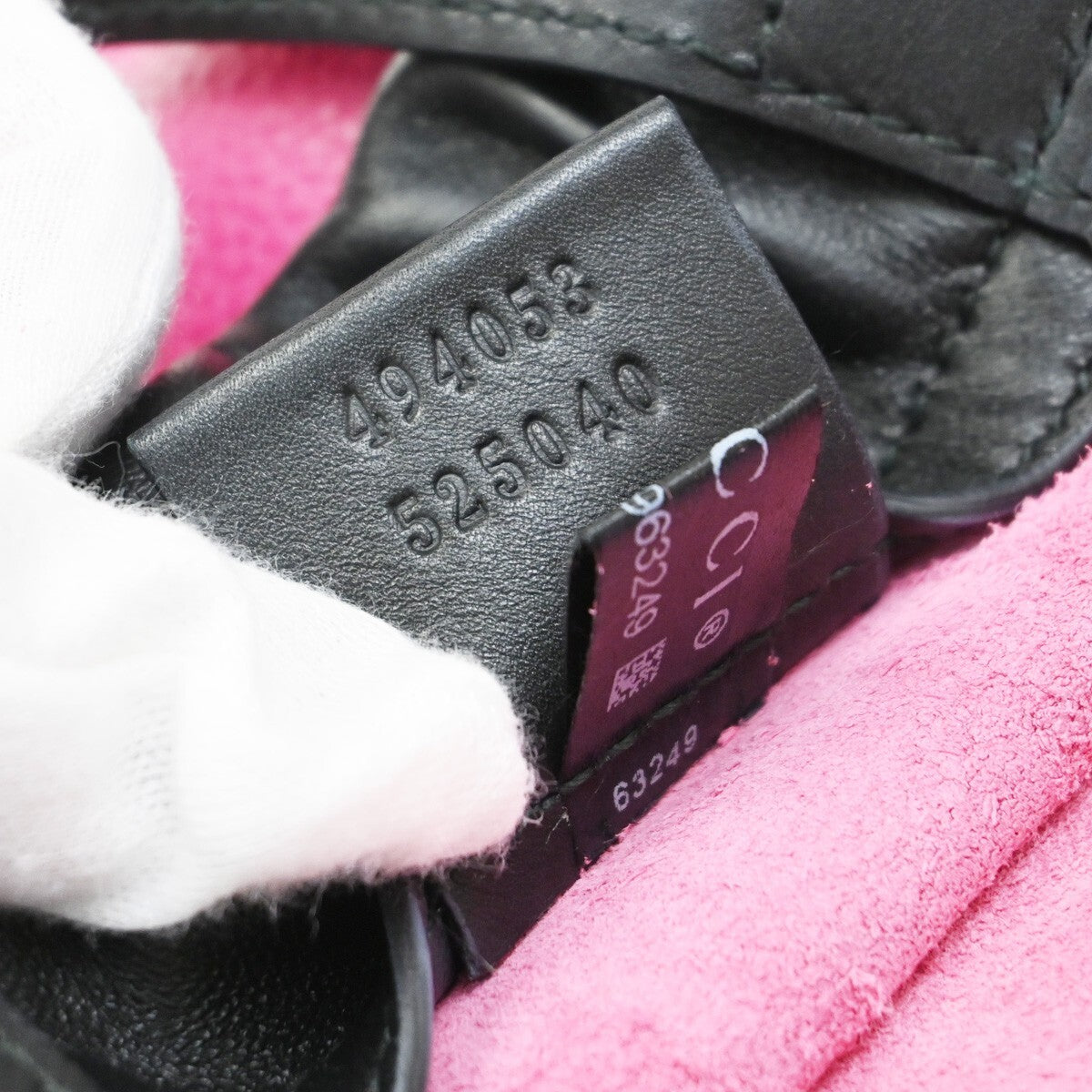 Gucci Logo Drawstring Backpack Printed Leather, PINK, LEATHER, Backpack