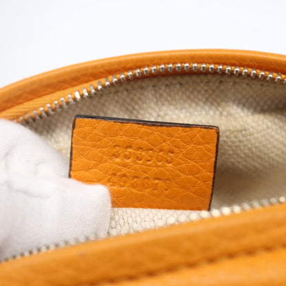 Gucci Soho Chain Bag Leather, ORANGE, LEATHER, Shoulder bag
