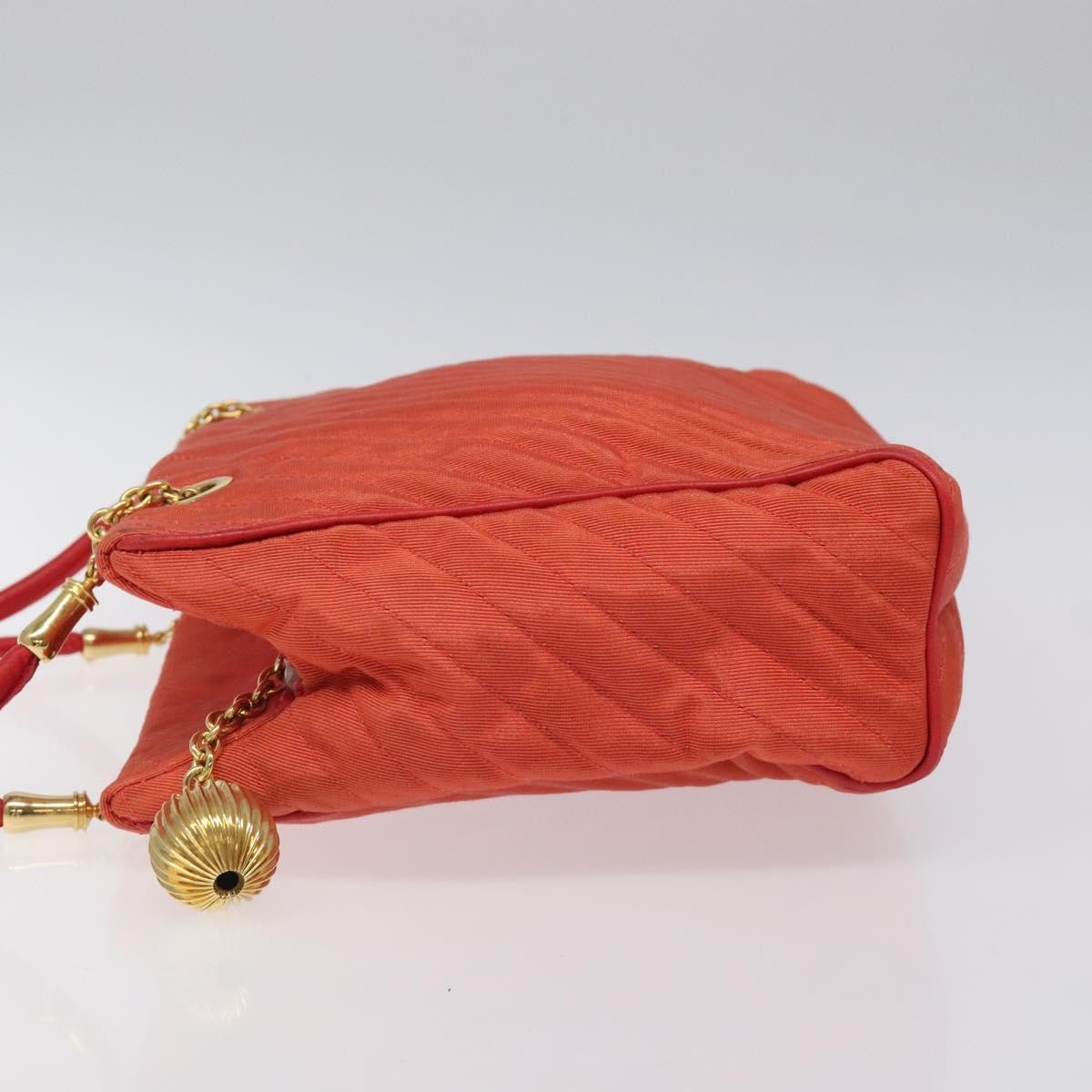Bally Vintage Shoulder Bag Nylon, ORANGE, NYLON, Shoulder bag