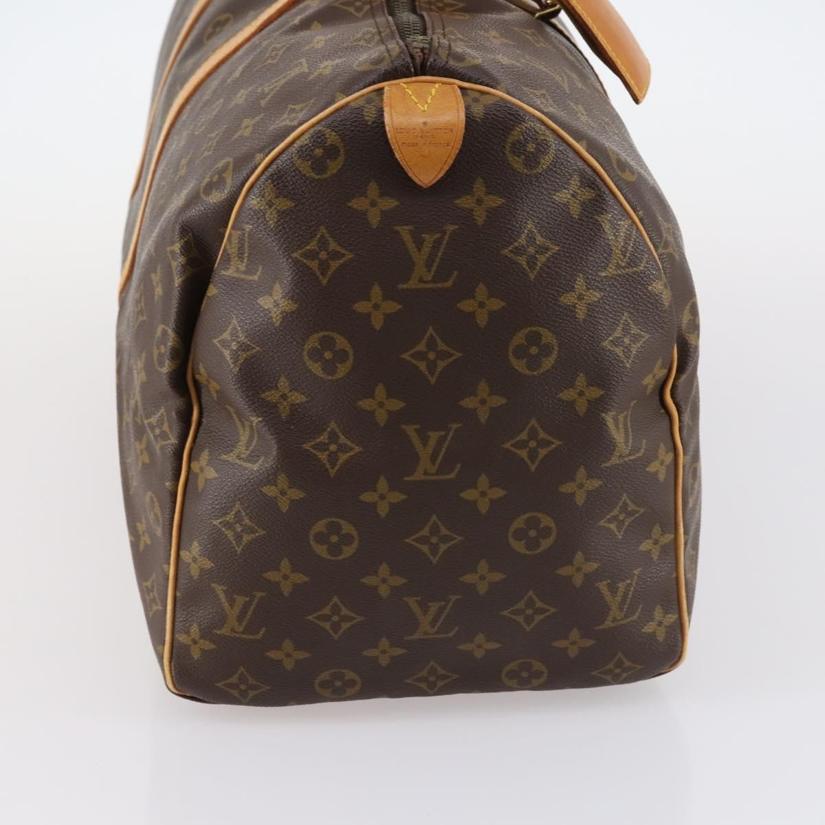 Louis Vuitton Keepall Bag Monogram Canvas, BROWN, CANVAS, Travel bag