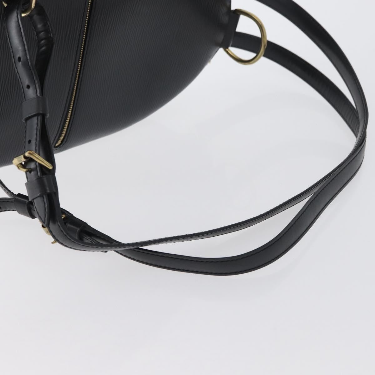 Louis Vuitton Mabillon Backpack Epi Leather, BLACK, LEATHER, Backpack