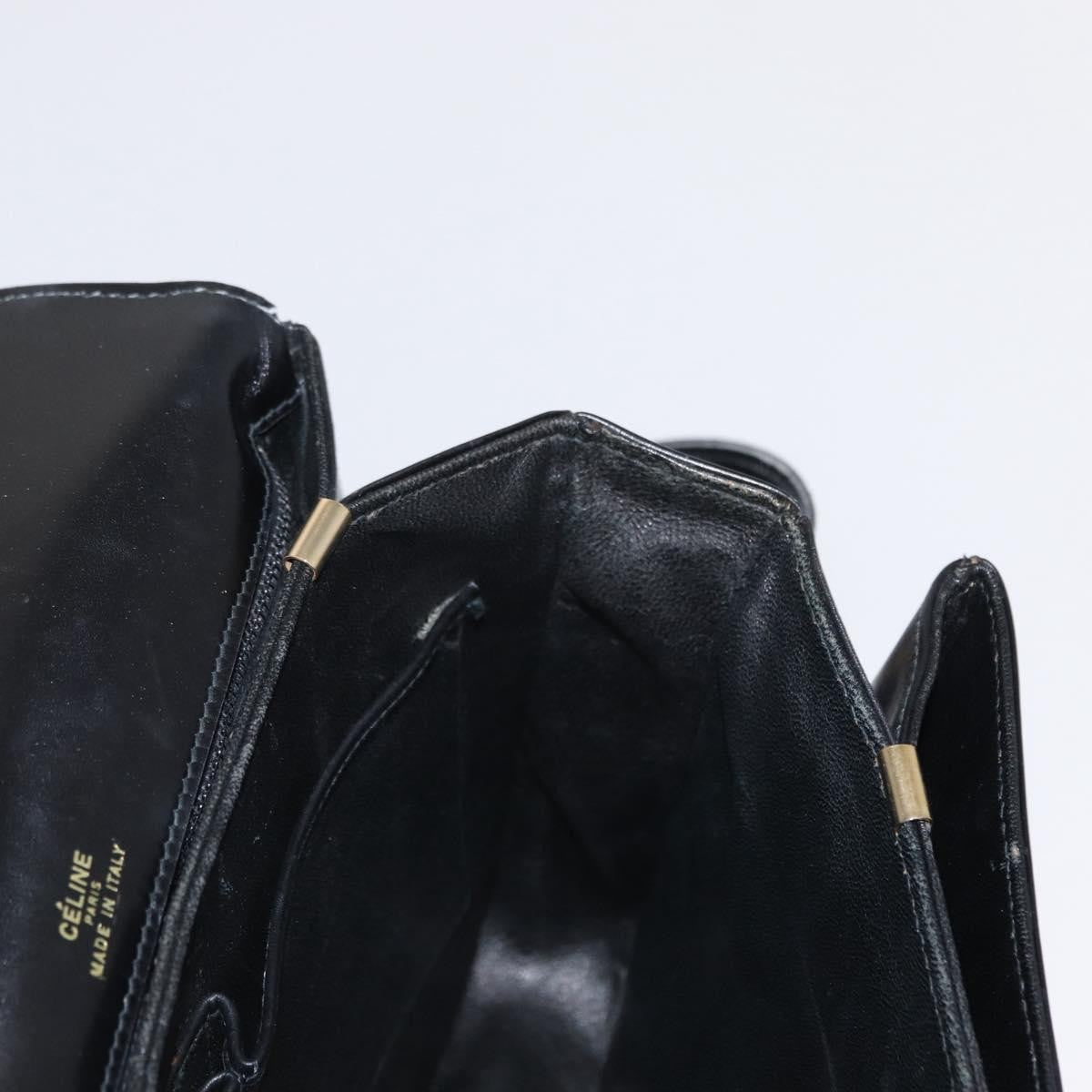 Celine Horse Carriage Shoulder bag Leather, BLACK, LEATHER, Shoulder bag