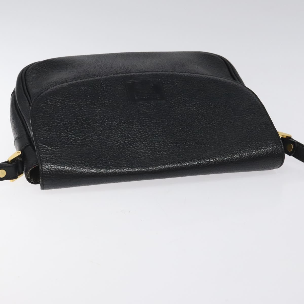 Burberry Flap Shoulder Bag Leather, BLACK, LEATHER, Shoulder bag