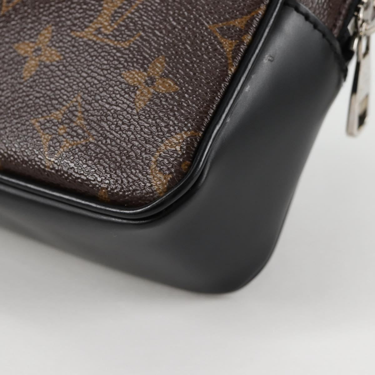 Louis Vuitton Kasai Clutch Macassar Monogram Canvas, BROWN, CANVAS, Clutche & pouche